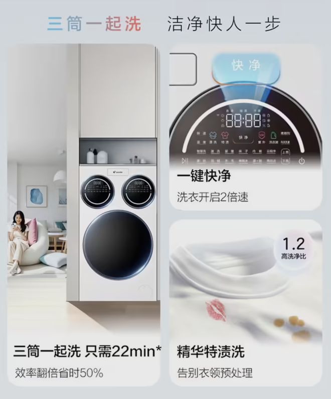懒人洗衣机”衣服袜子内裤可以分开洗！爱游戏(ayx)海尔推出“全球首款(图6)