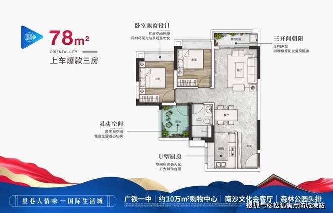 里方圆售楼处发布 打造理想品质生活爱游戏爱体育热搜好房｜ 南沙·十(图5)